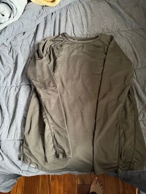 Kids Long-Sleeve Active Tee - Black